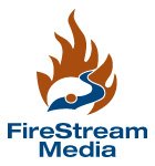 Logo for FireStream Media, a video production company located near durham-nc