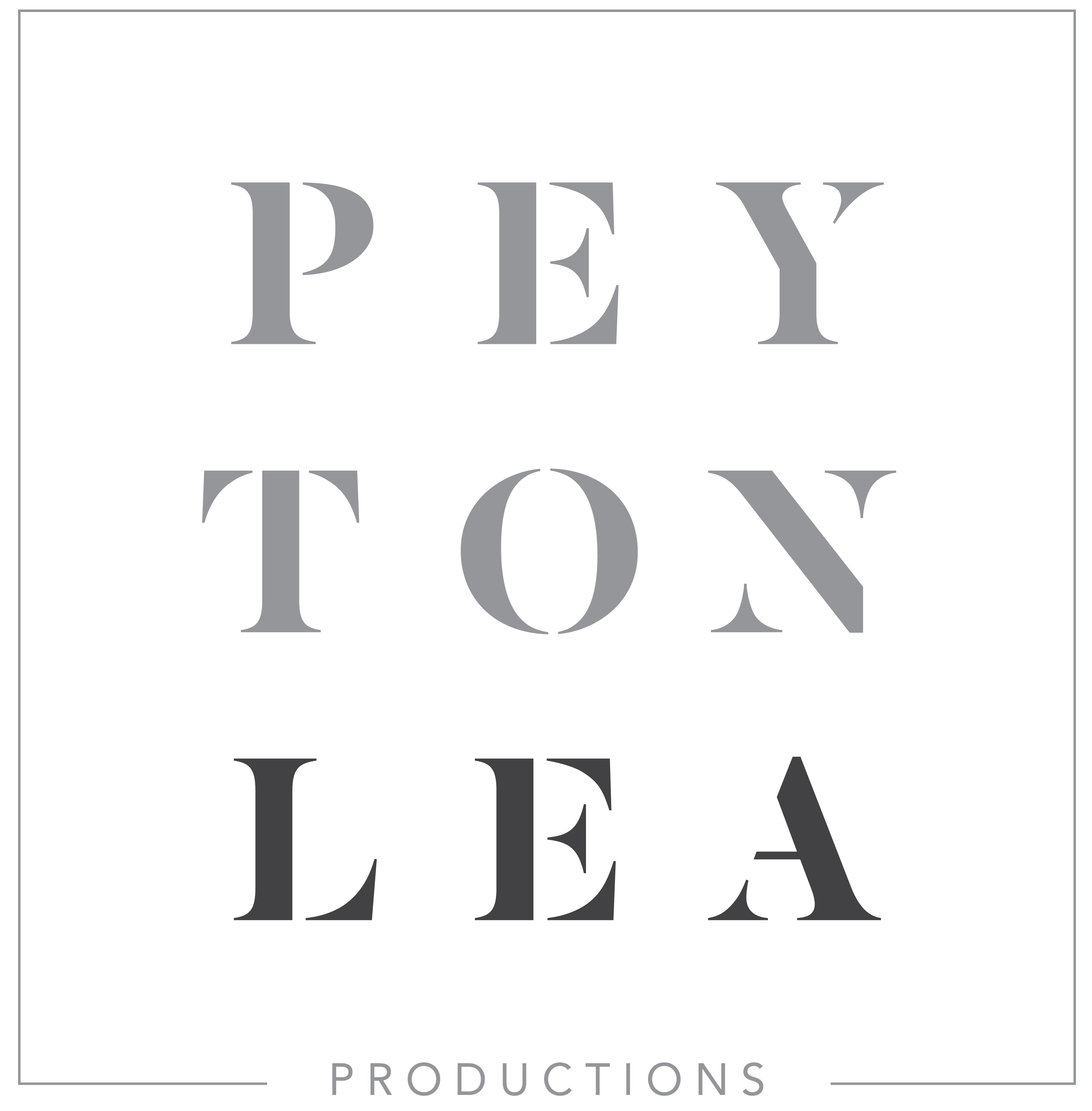 Logo for Peyton Lea Productions, a video production company located near durham-nc
