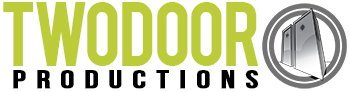 Logo for Two Door Productions, a video production company located near charlotte-nc