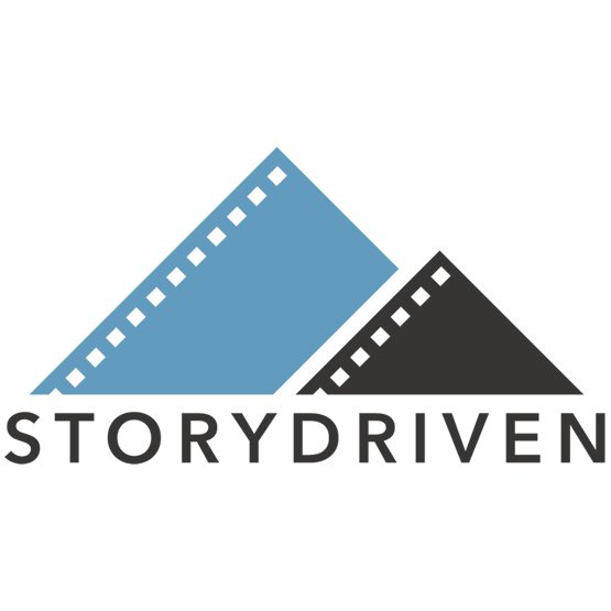 Logo for StoryDriven, a video production company located near durham-nc