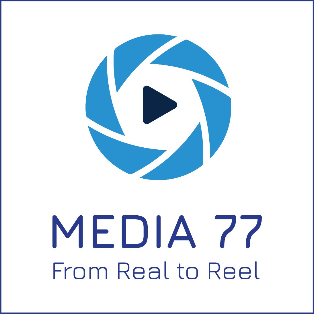 Logo for Media-77, a video production company located near akron-oh