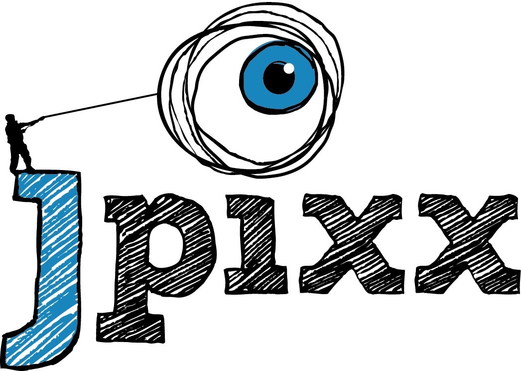 Logo for Jpixx, a video production company located near hampton-roads-va