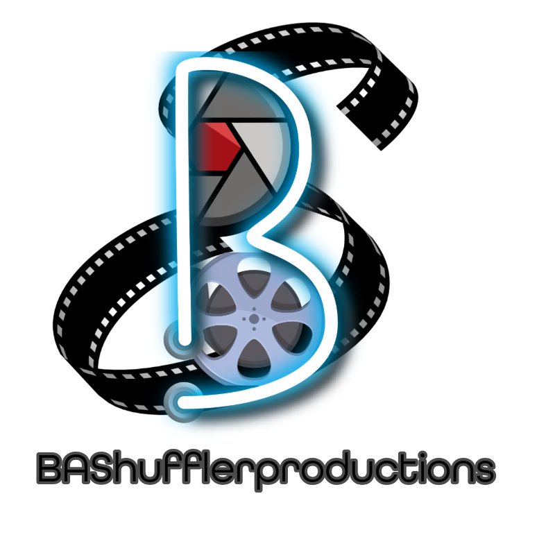 Logo for BAShufflerProductions, a video production company located near charleston-sc