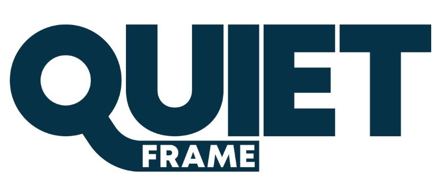 Logo for Quiet Frame, a video production company located near charleston-sc