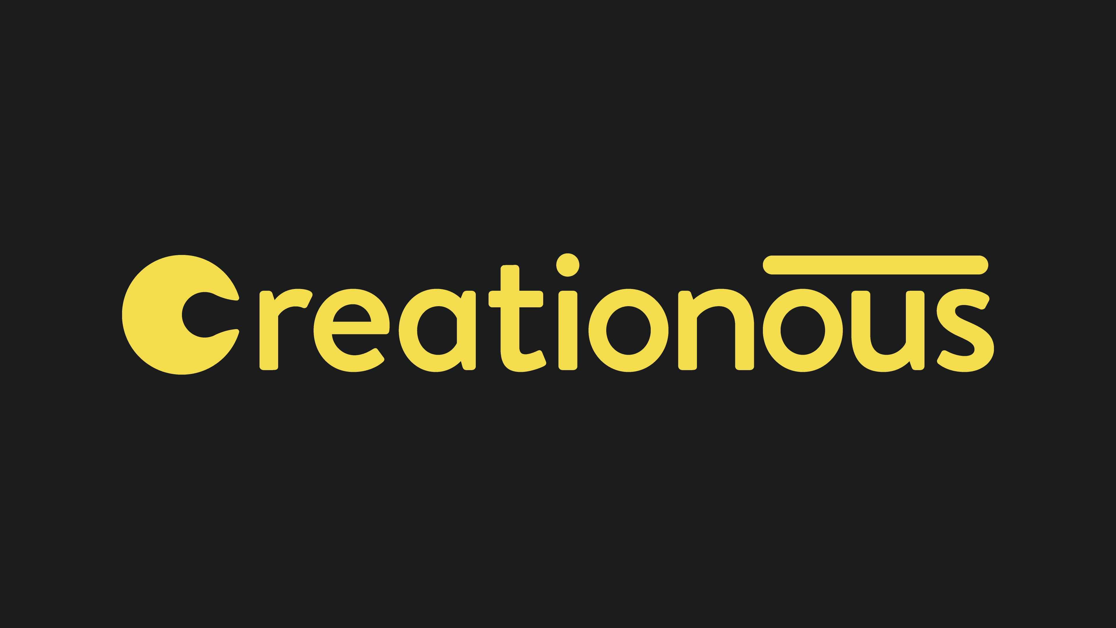 Logo for Creationous, a video production company located near myrtle-beach-sc