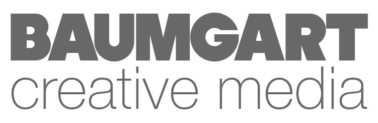 Logo for Baumgart Creative Media, a video production company located near worcester-ma