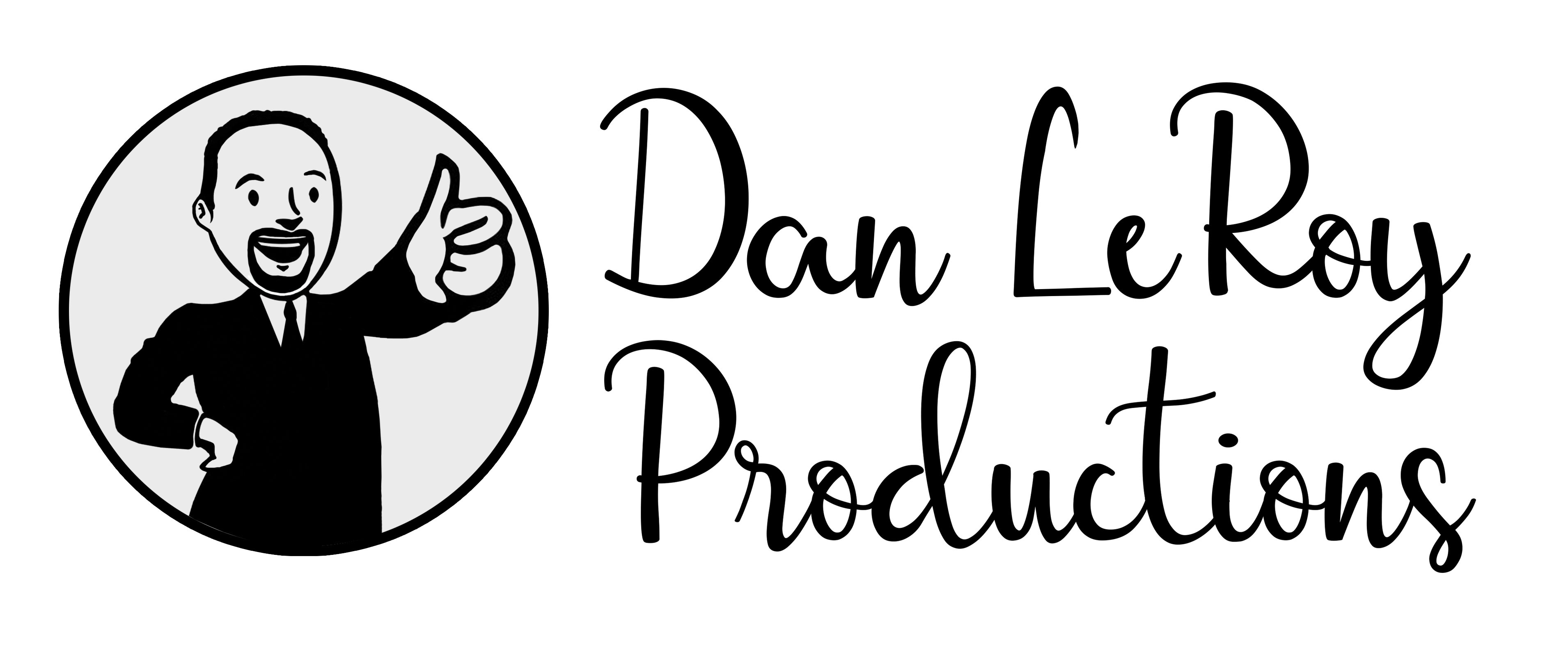 Logo for Dan LeRoy Productions, a video production company located near new-haven-ct