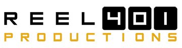 Logo for REEL401PRODUCTIONS, a video production company located near worcester-ma