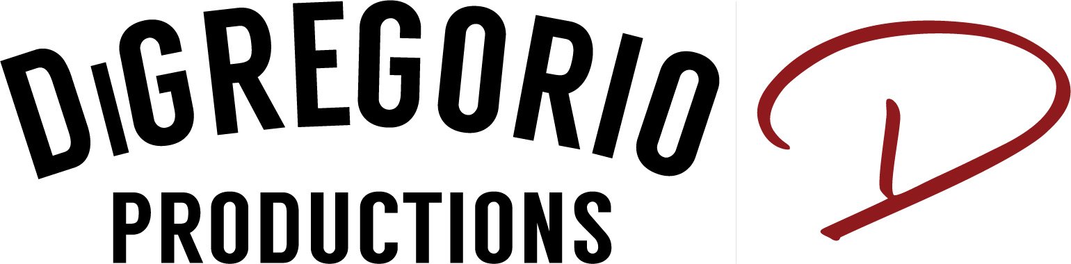 Logo for DiGregorio Productions, a video production company located near worcester-ma