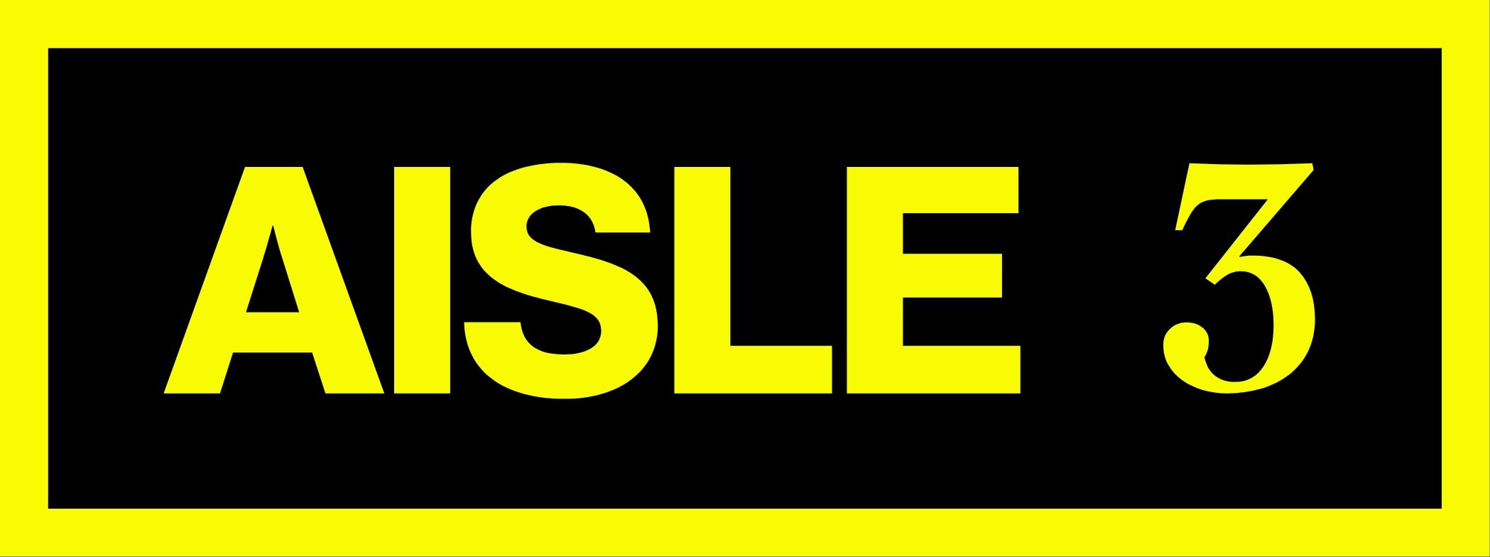 Logo for Aisle 3, a video production company located near baton-rouge-la