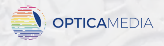 Logo for Optica Media, a video production company located near scranton-pa