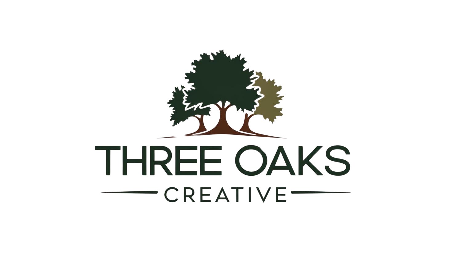 Logo for Three Oaks Creative, a video production company located near mobile-al