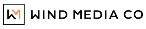Logo for Wind Media Co, a video production company located near lewiston-me