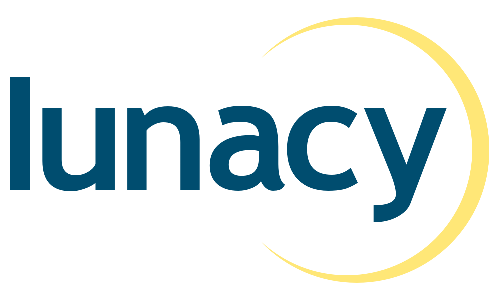 Logo for Lunacy Productions, a video production company located near louisville-ky