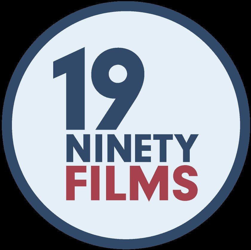Logo for 19ninety Films, a video production company located near little-rock-ar