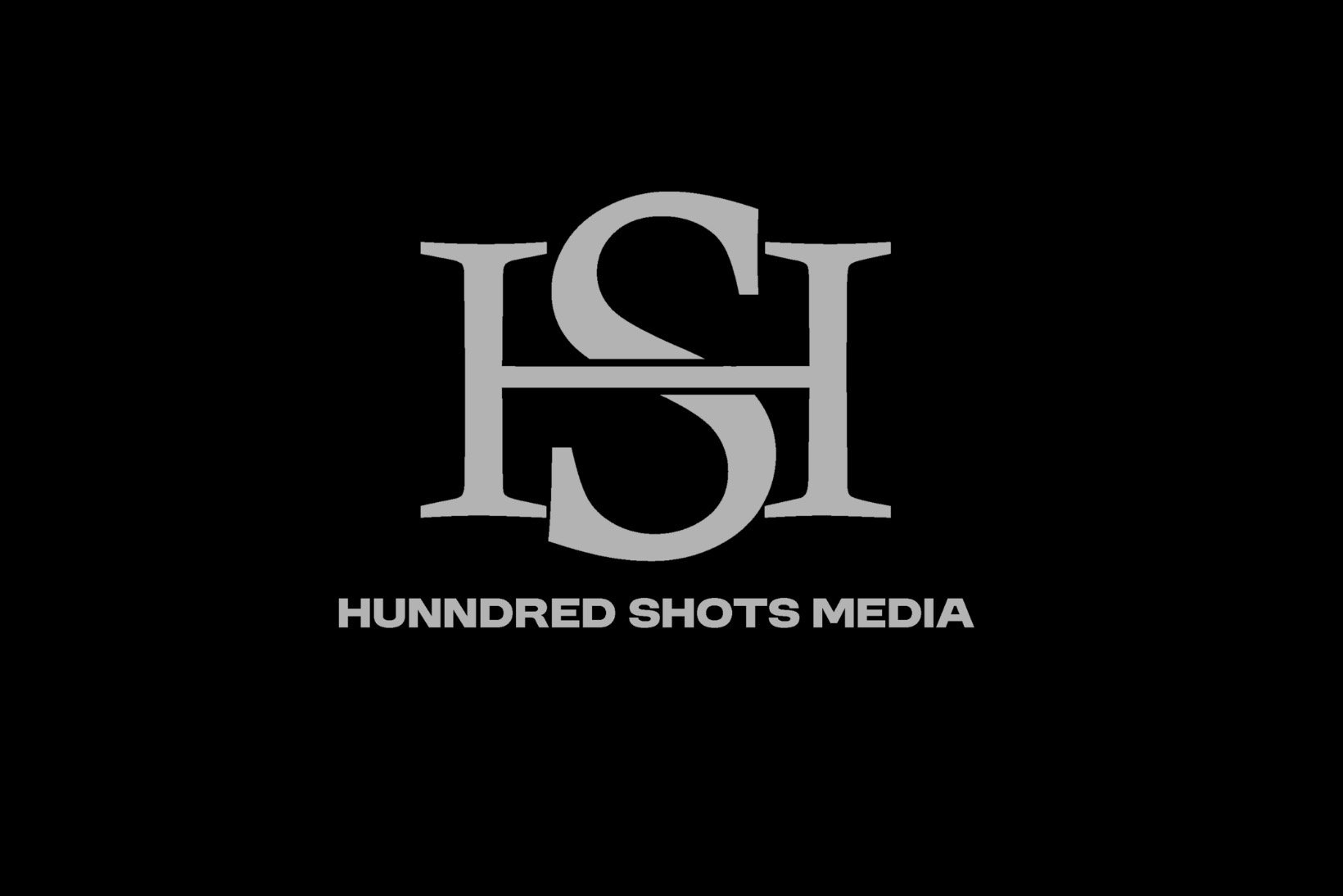 Logo for Hunndred Shots Media, a video production company located near cedar-rapids-ia